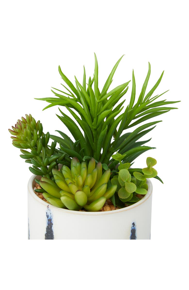 Novogratz Artificial Potted Succulent 2-Piece Set, Alternate, color,