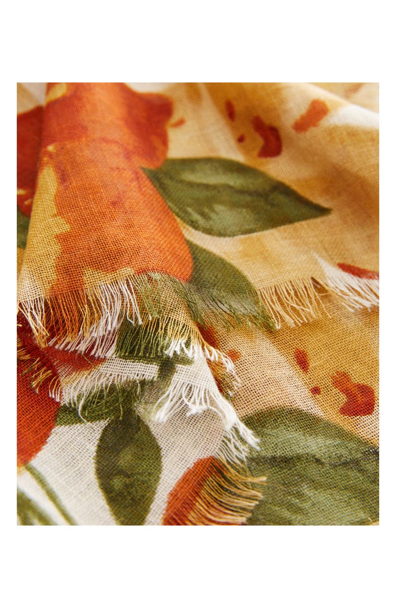 MANGO Floral Scarf, Alternate, color,