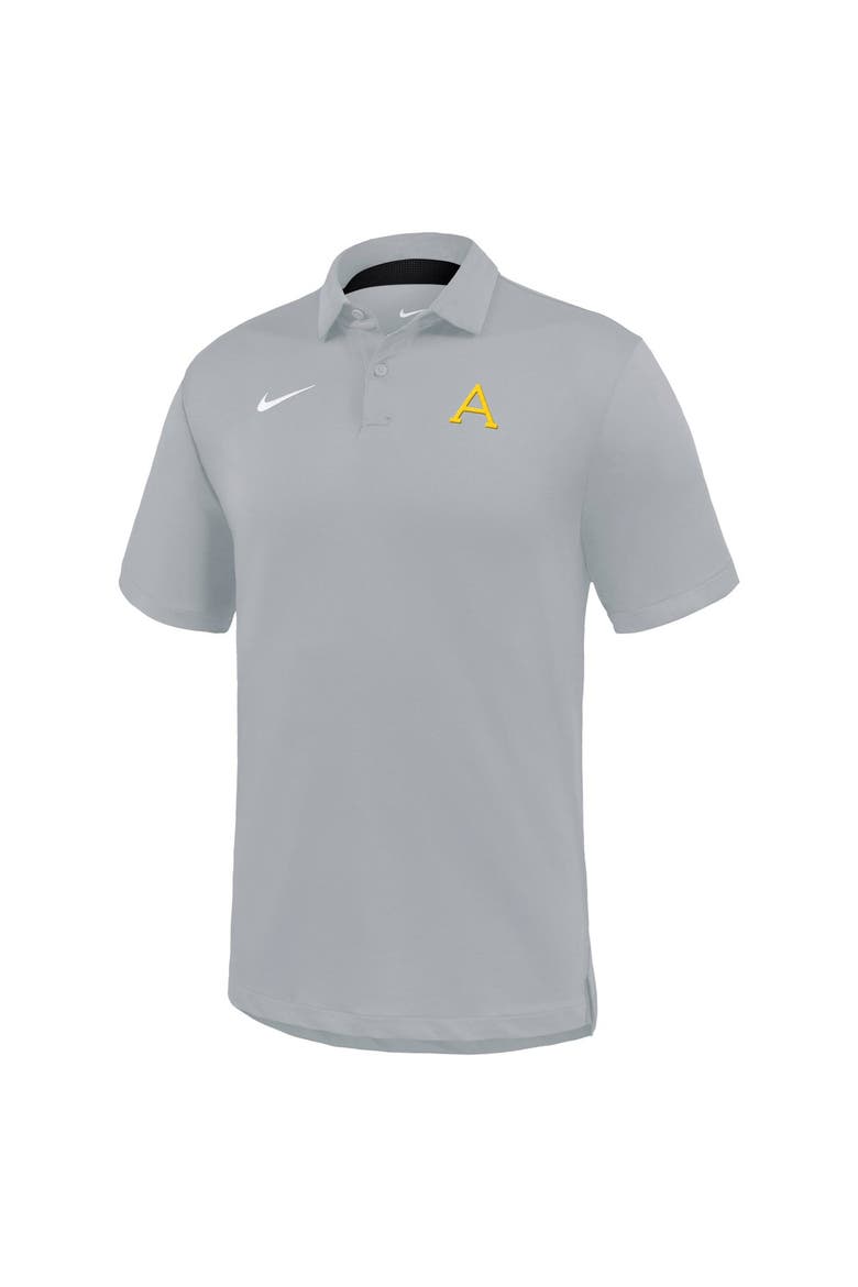 Men's Nike Gray Army Black Knights 2026 West Point Classic Collection Dri-FIT Tour Polo, Alternate, color, Gray