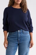 Caslon® Drop Shoulder Waffle Tee
