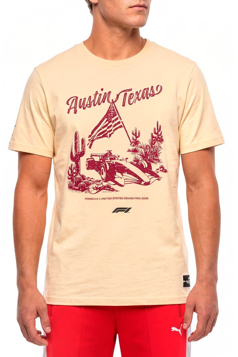 F1® Austin Graphic T-Shirt, Main, color, BUTTERCREAM