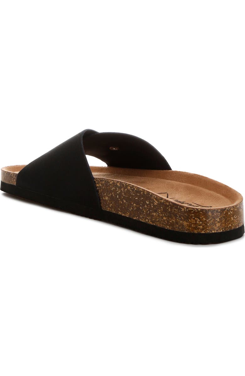 LONDON RAG Aranda Buckle Slide Sandal, Alternate, color, Black