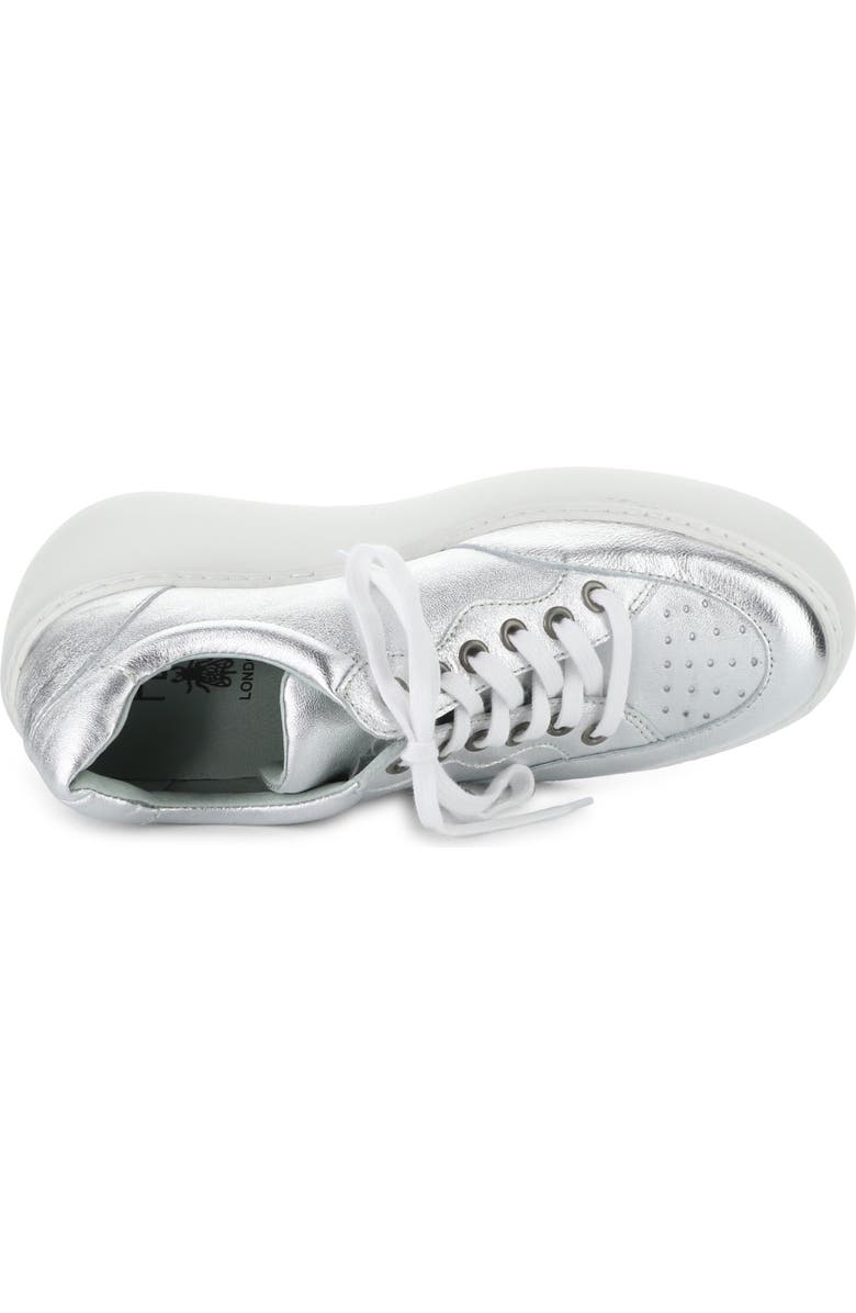 Fly London Derk Platform Wedge Sneaker, Alternate, color, 002 Silver