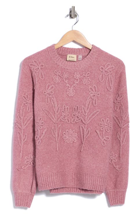 Floral Crewneck Sweater