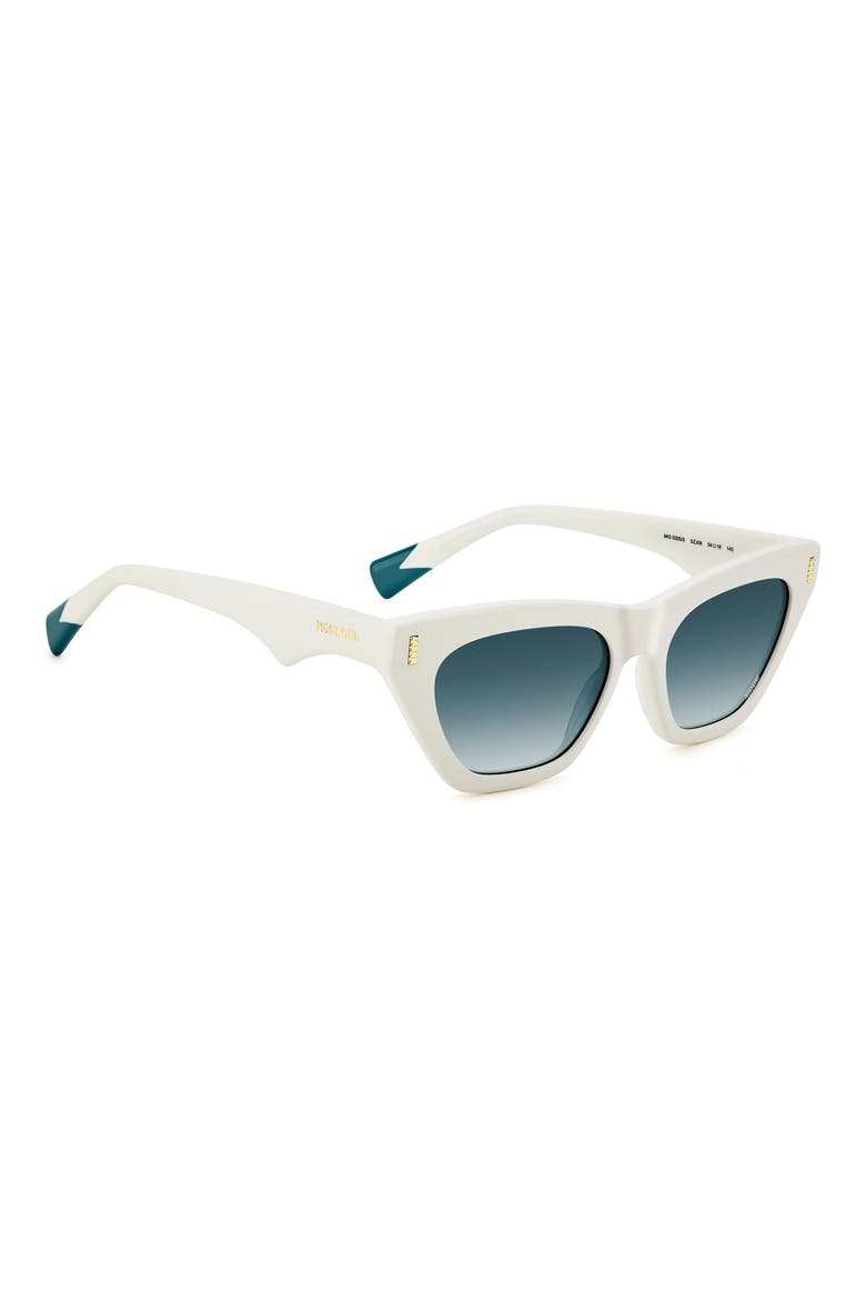 54mm Cat Eye Sunglasses, Alternate, color, IVORY