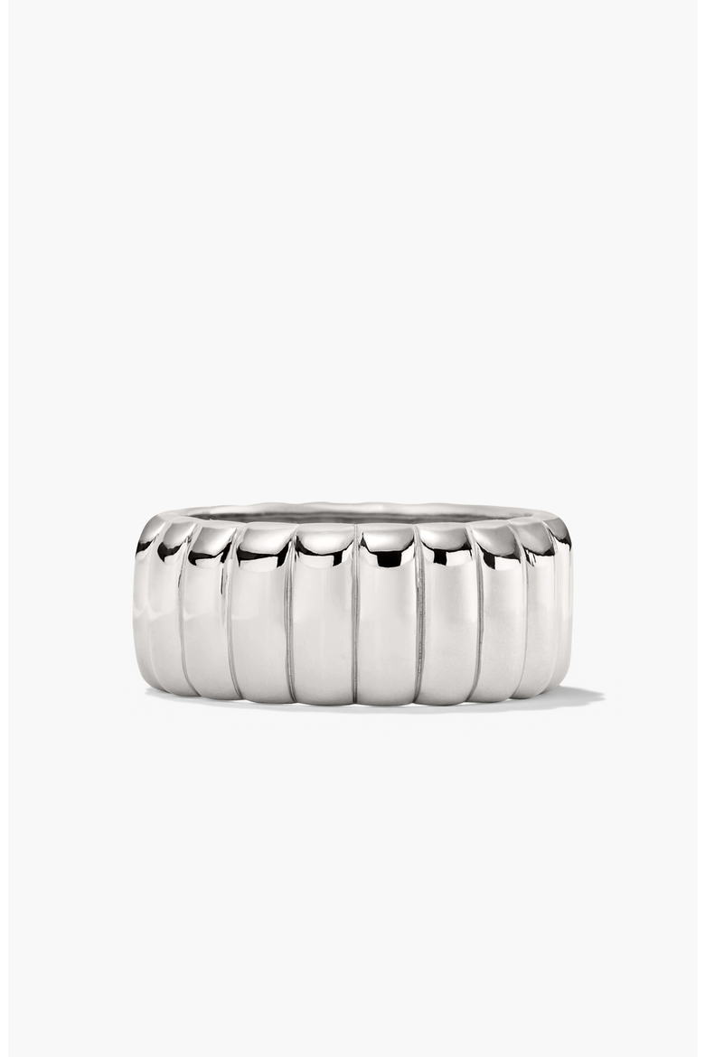 Bold Futed Ring, Alternate, color, Sterling Silver|Gold Vermeil
