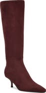 Nine West Havier Knee High Kitten Heel Boot