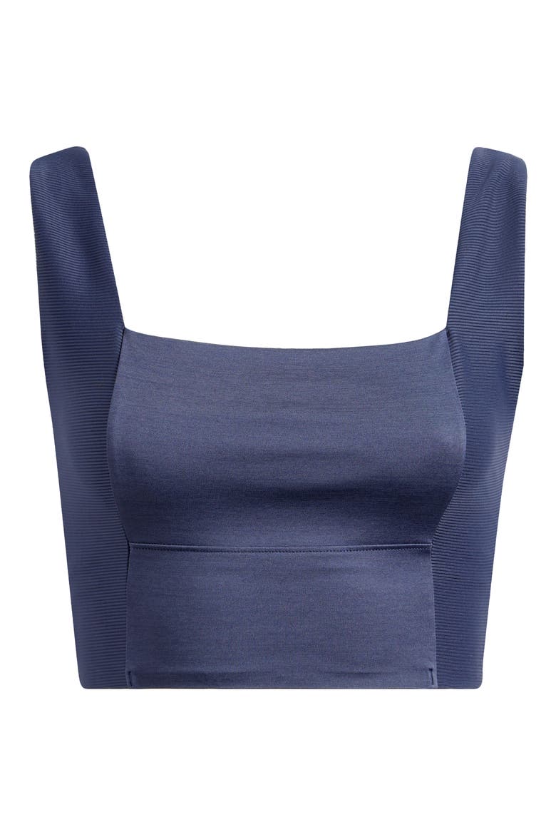 Moveknit Sport Crop Tank, Alternate, color, HEATHER NAVY BLAZER