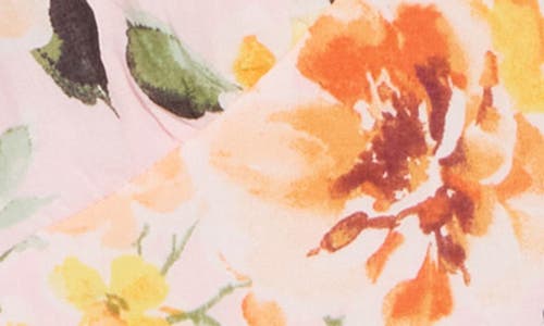LOVESTITCH LOVESTITCH FLORAL SHORT SLEEVE COTTON FIT & FLARE DRESS