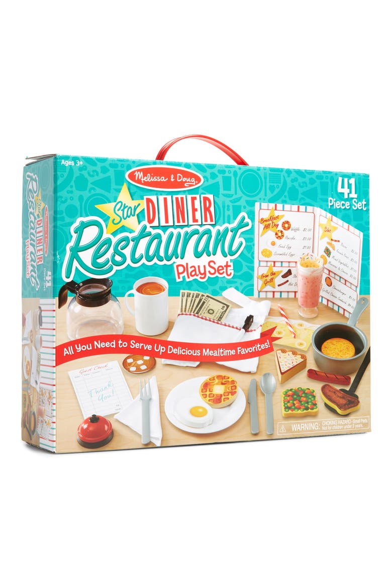 Star Diner Restaurant Playset, Main, color, WHITE