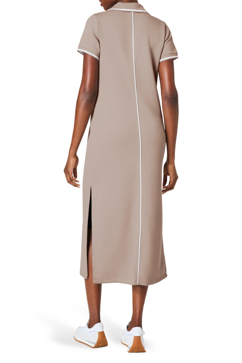 AirPique Polo Dress, Alternate, color, ASHWOOD