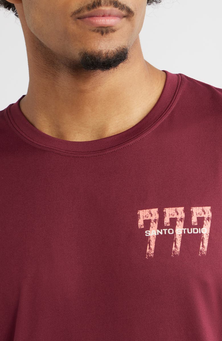 SANTO STUDIO Tempo 777 Enjoy Tech Tank, Alternate, color, Merlot