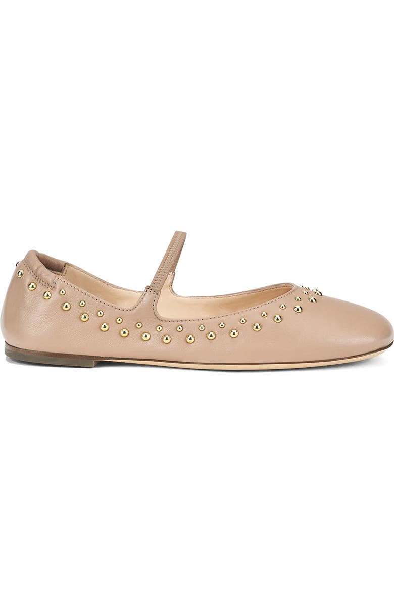 AGL Iris Studded Mary Jane Flat, Alternate, color, Argilla Brown