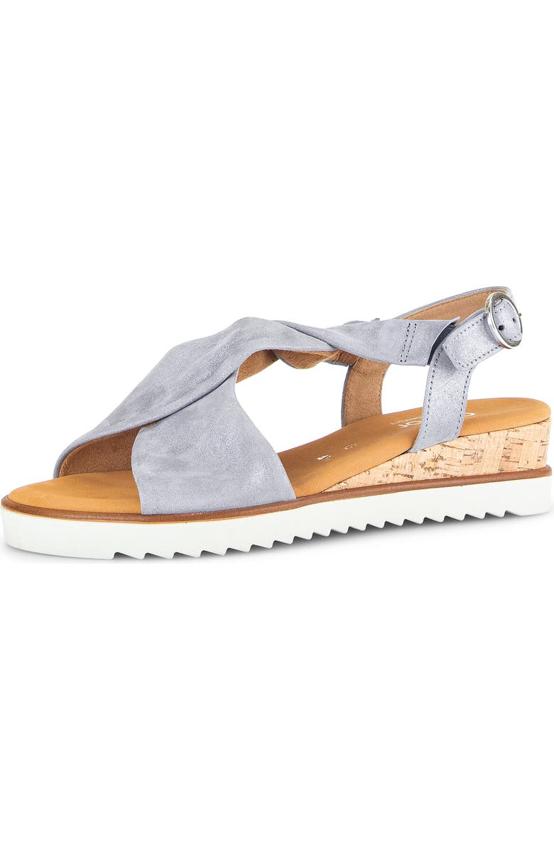 Gabor 42.751 Wedge Sandal, Main, color, Azur
