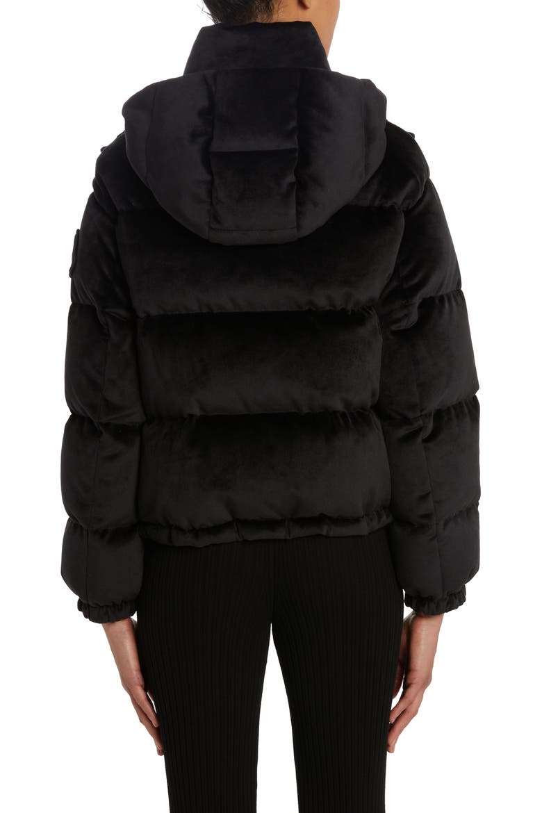 Daos Quilted Down Jacket, Alternate, color, BLACK