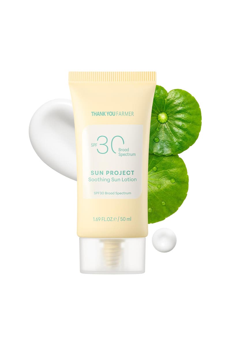 THANK YOU FARMER Sun Project Moisture Sun Cream, Alternate, color, White