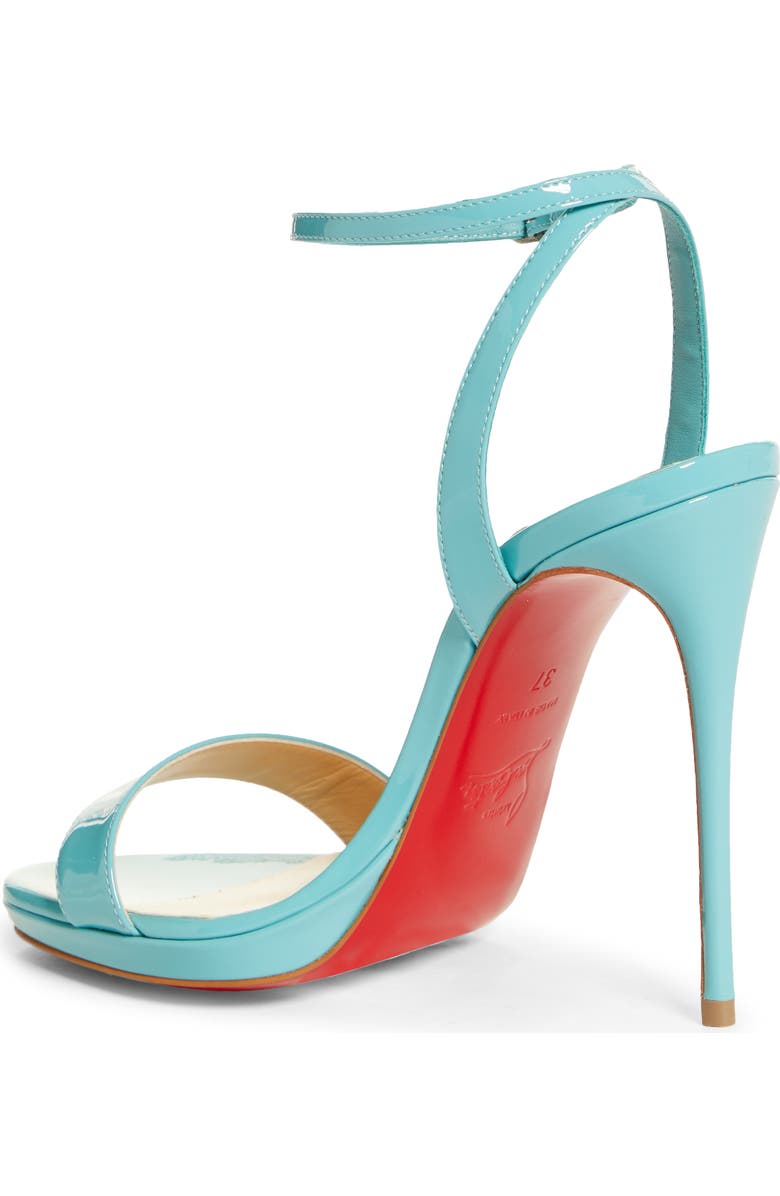 Christian Louboutin Loubi Queen Ankle Strap Sandal, Alternate, color,