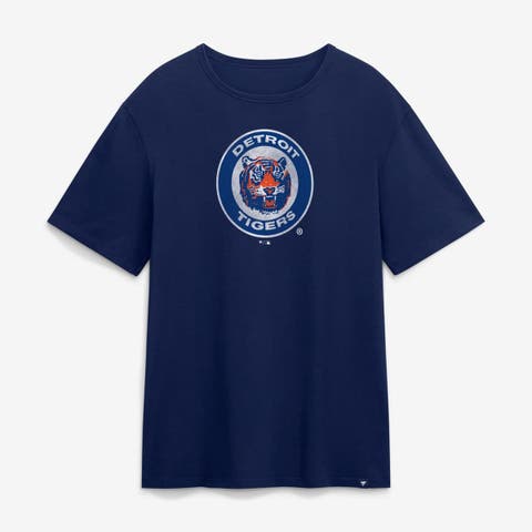 Men's Fanatics Navy Detroit Tigers Vintage Logo Legacy T-Shirt
