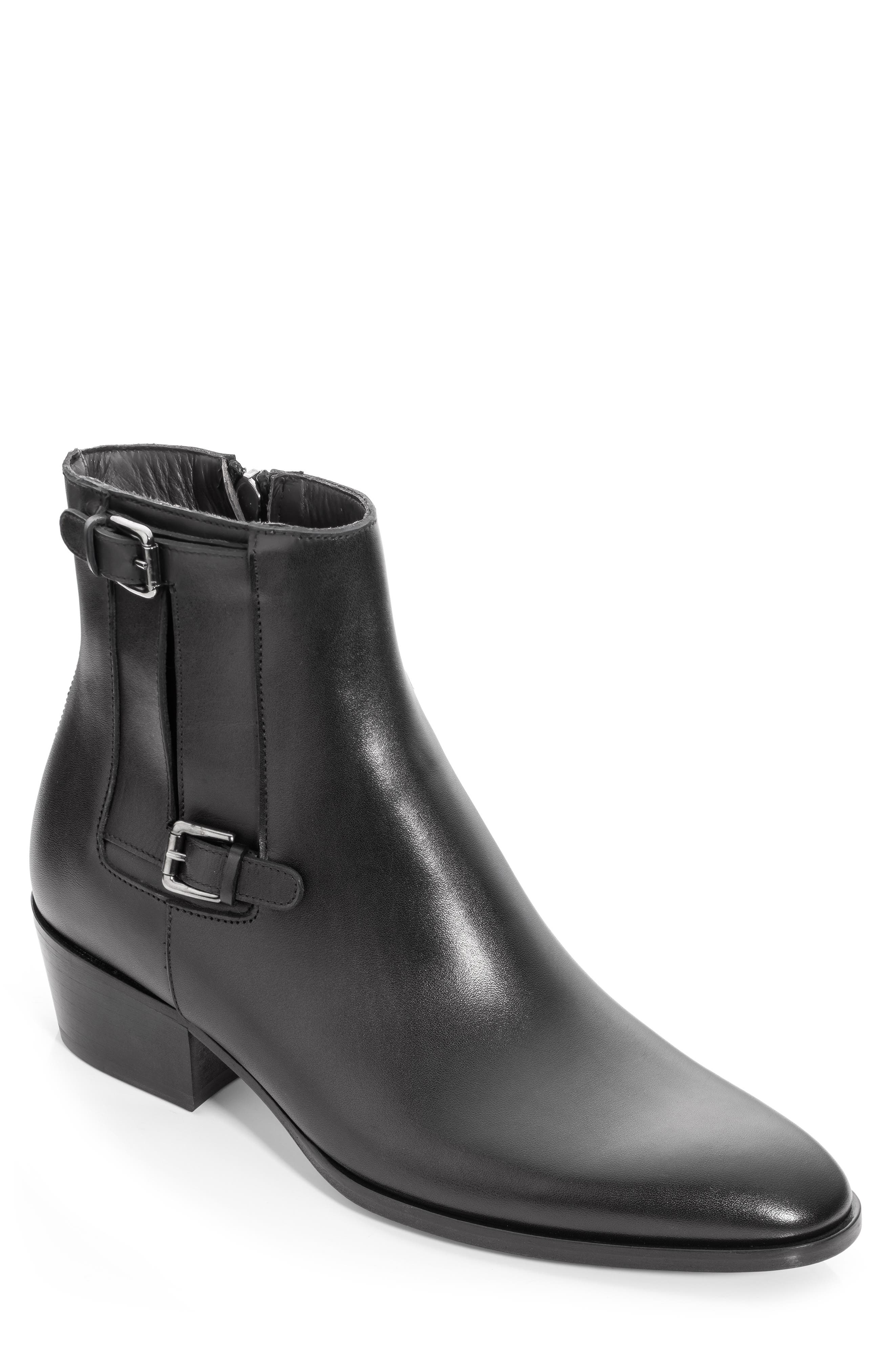 TO BOOT NEW YORK Bonn Zip-Up Boot, Main, color, Cortina Nero Luc