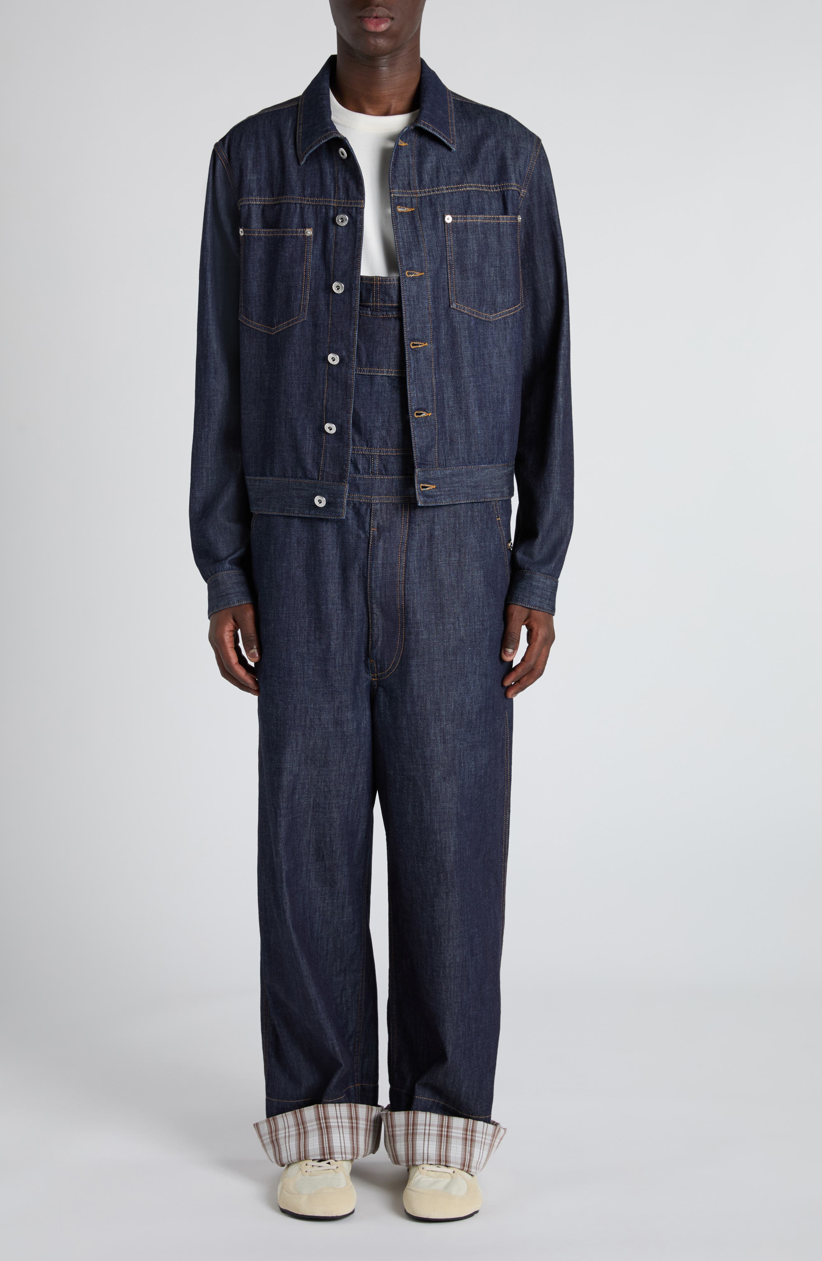 Indigo Wash Denim Trucker Jacket - image 2