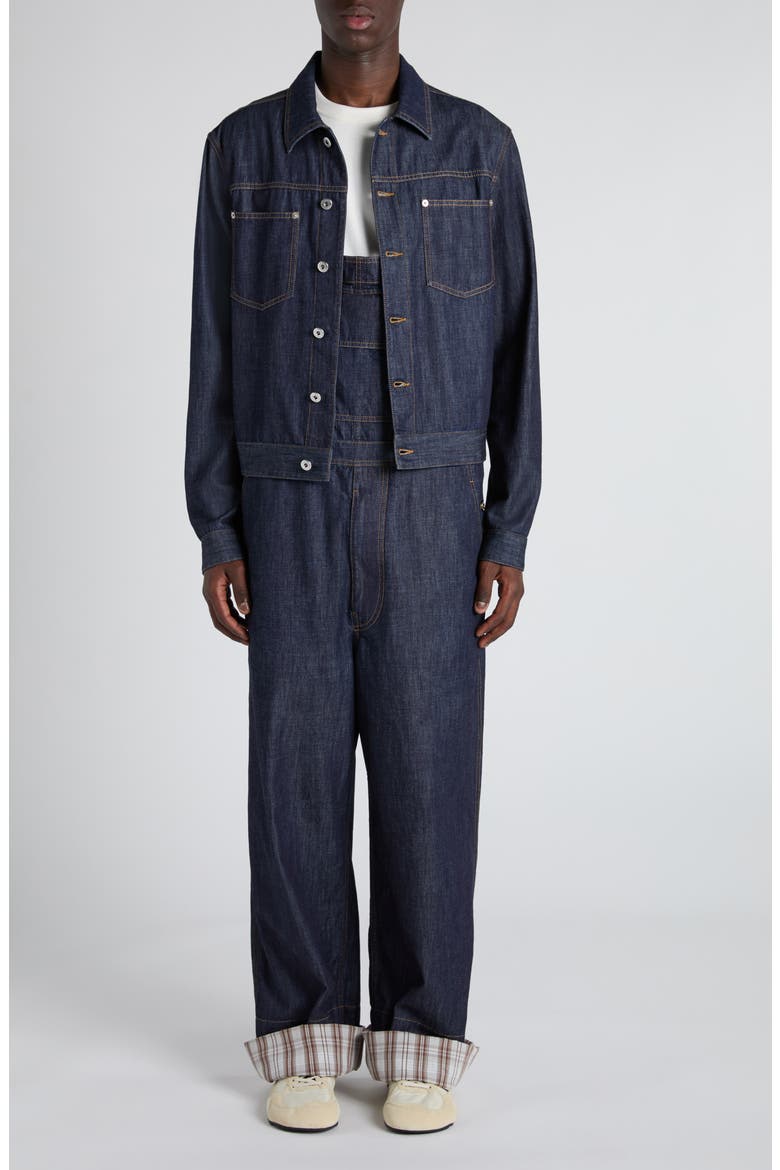 Indigo Wash Denim Trucker Jacket, Alternate, color, 4245 INDIGO