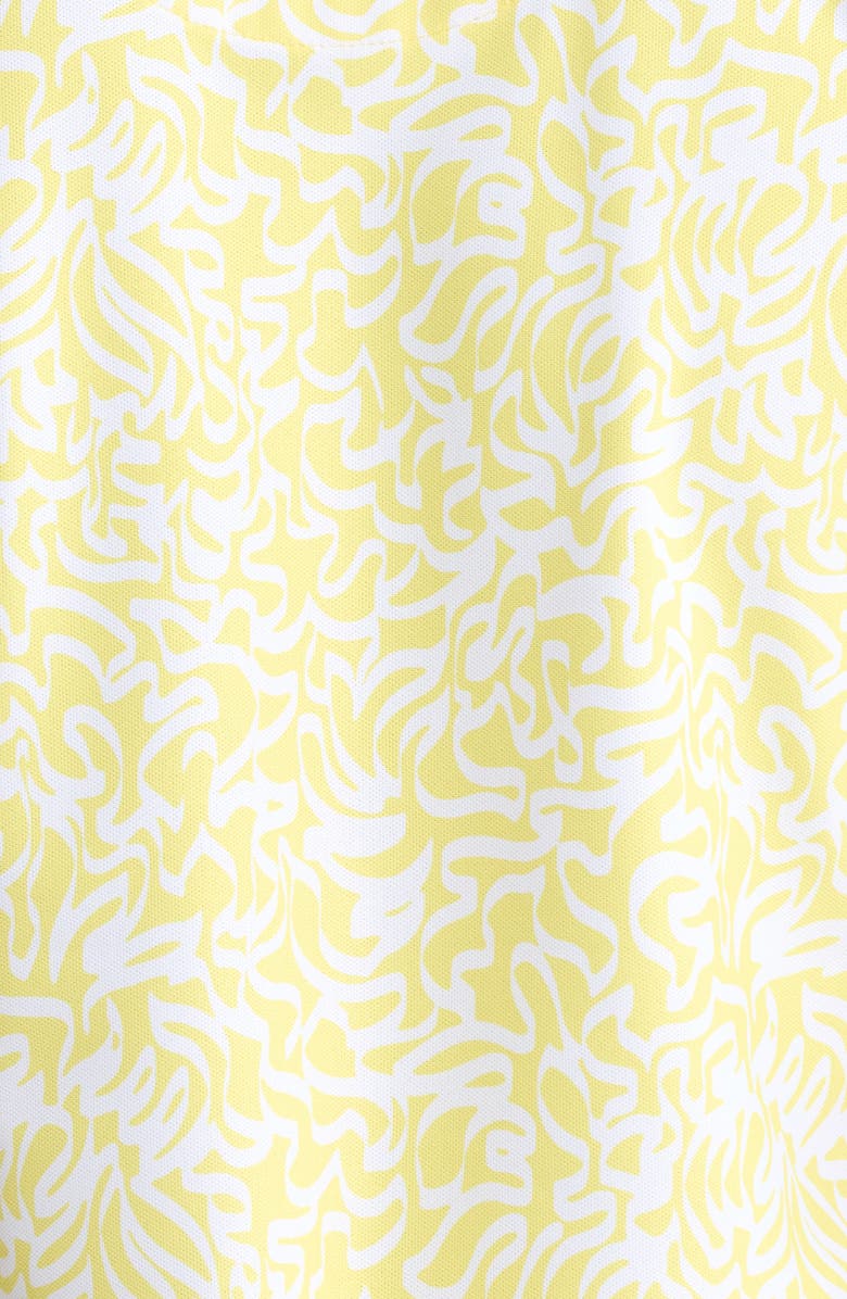G/FORE Scribble Tech Piqué Polo, Alternate, color, Canary