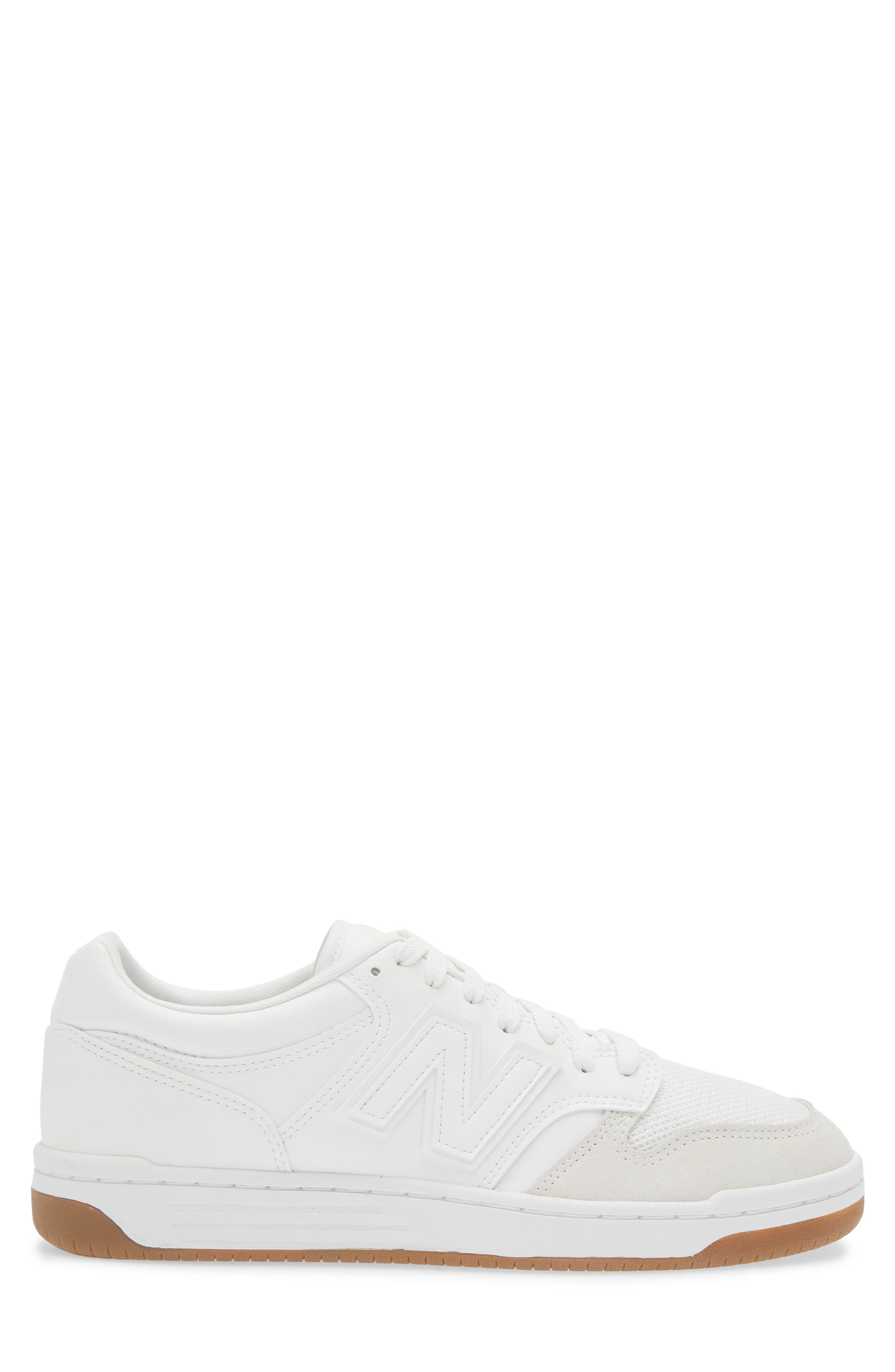 New Balance 480 Basketball Sneaker, Alternate, color, White