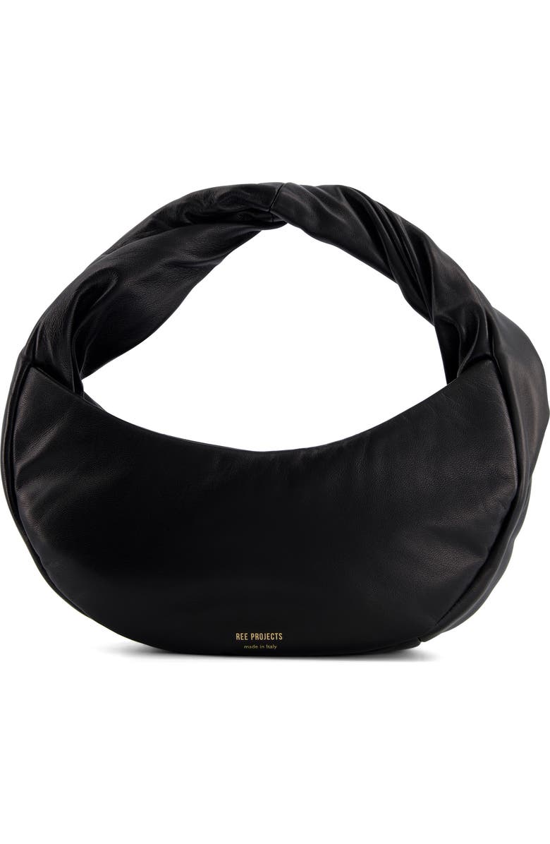 Ree Projects Mini Wyn Calfskin Leather Hobo Bag, Main, color,