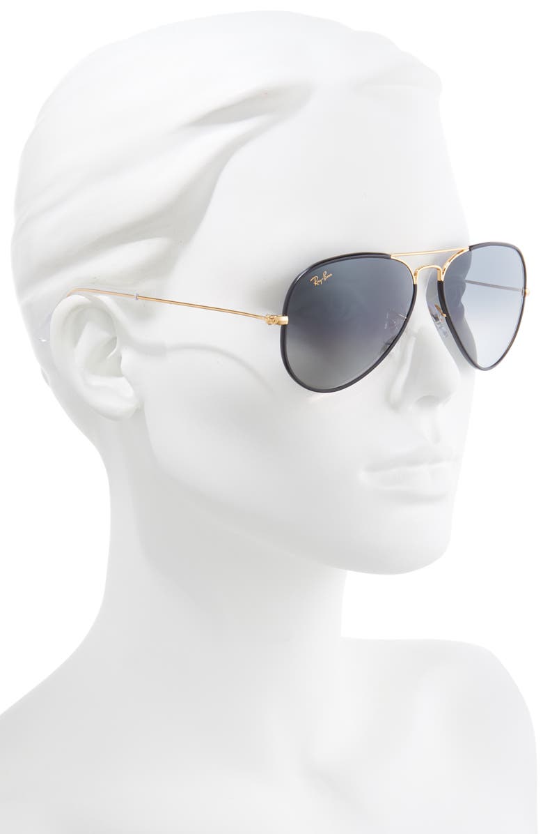 Ray-Ban Aviator Full Color 58mm Sunglasses, Alternate, color,