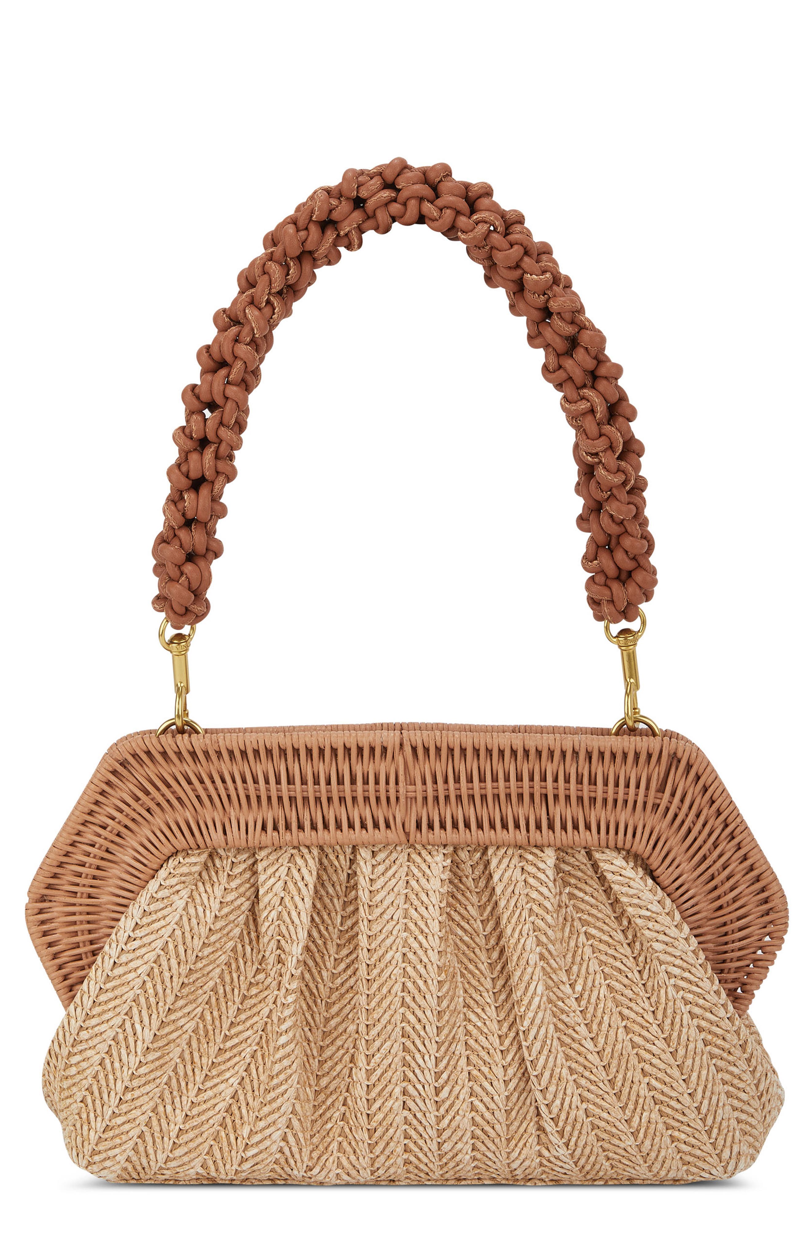 Vince Camuto Amari Woven Clutch, Main, color, 
