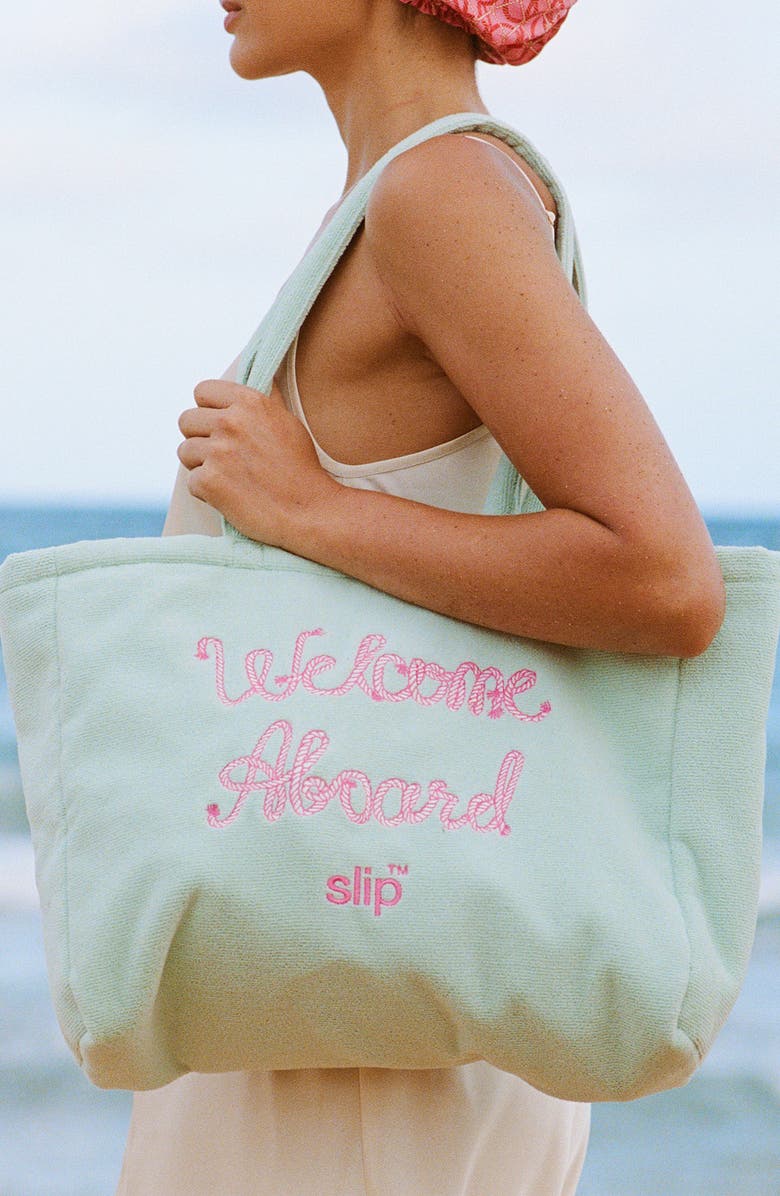 slip Les Vacances Silk Travel Pillow Set, Alternate, color,