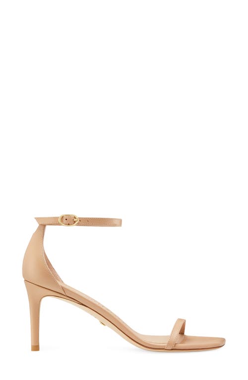 Stuart Weitzman Nudistcurve 75 Sandal In Adobe