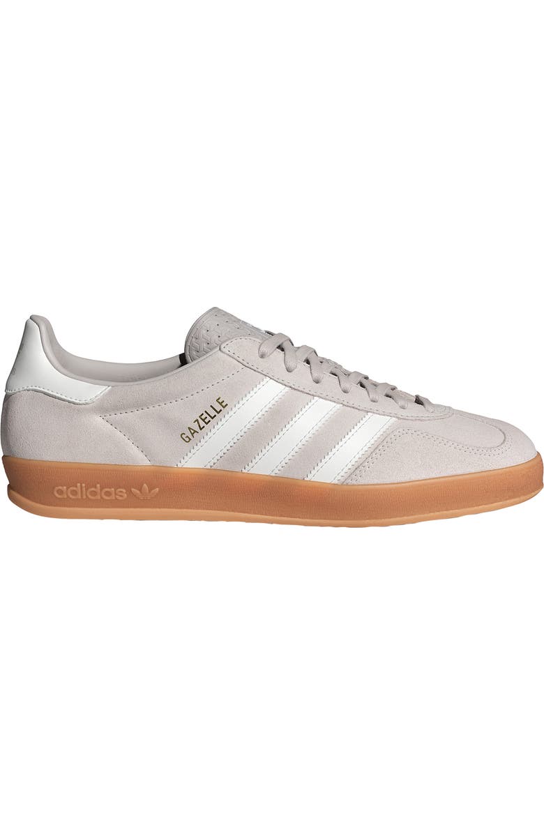 adidas Gazelle Indoor Sneaker, Alternate, color, Chalk Pearl/ Core White/ Gum