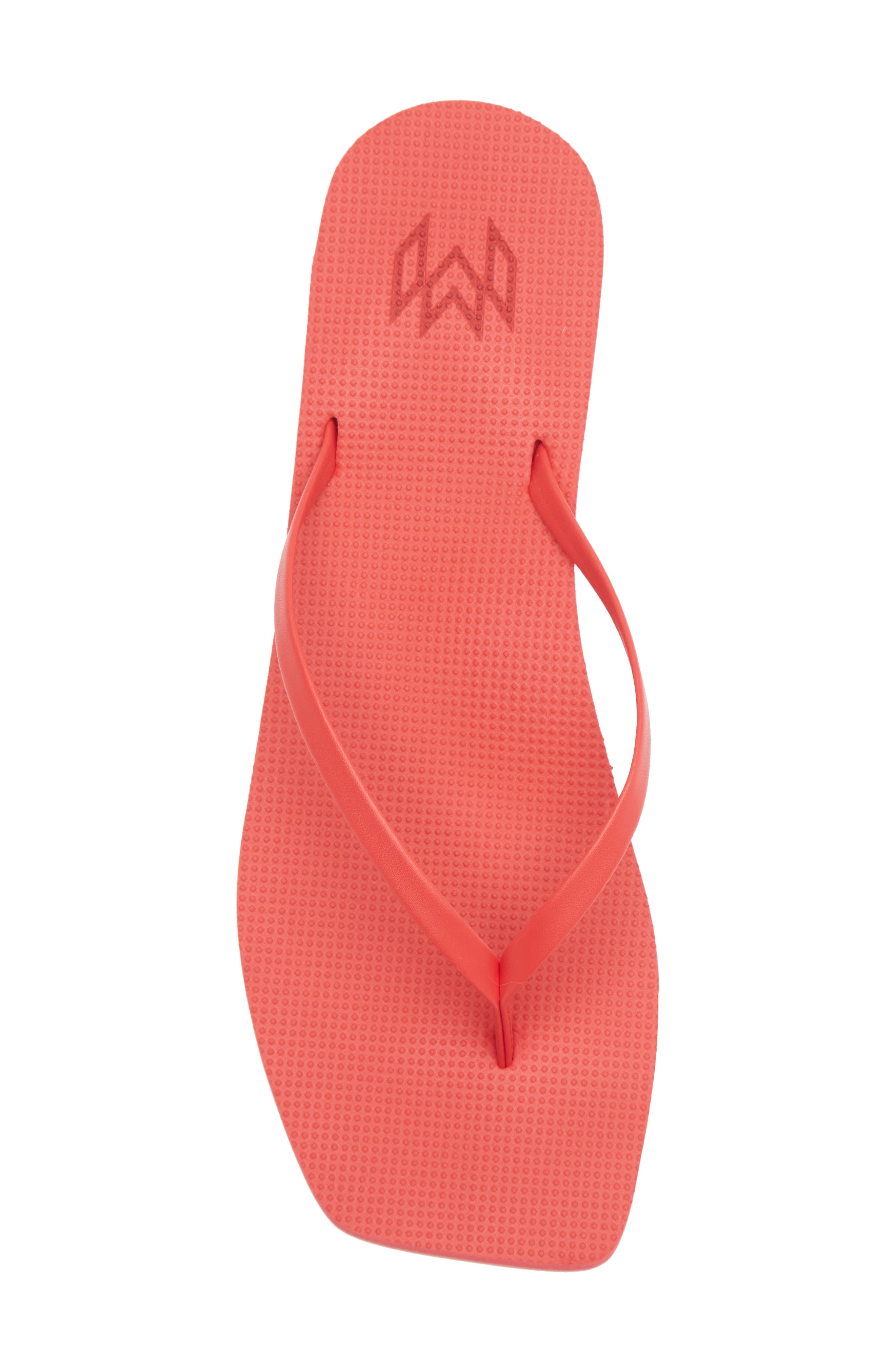 Lola Square Toe Flip-Flop, Alternate, color, ROUGE