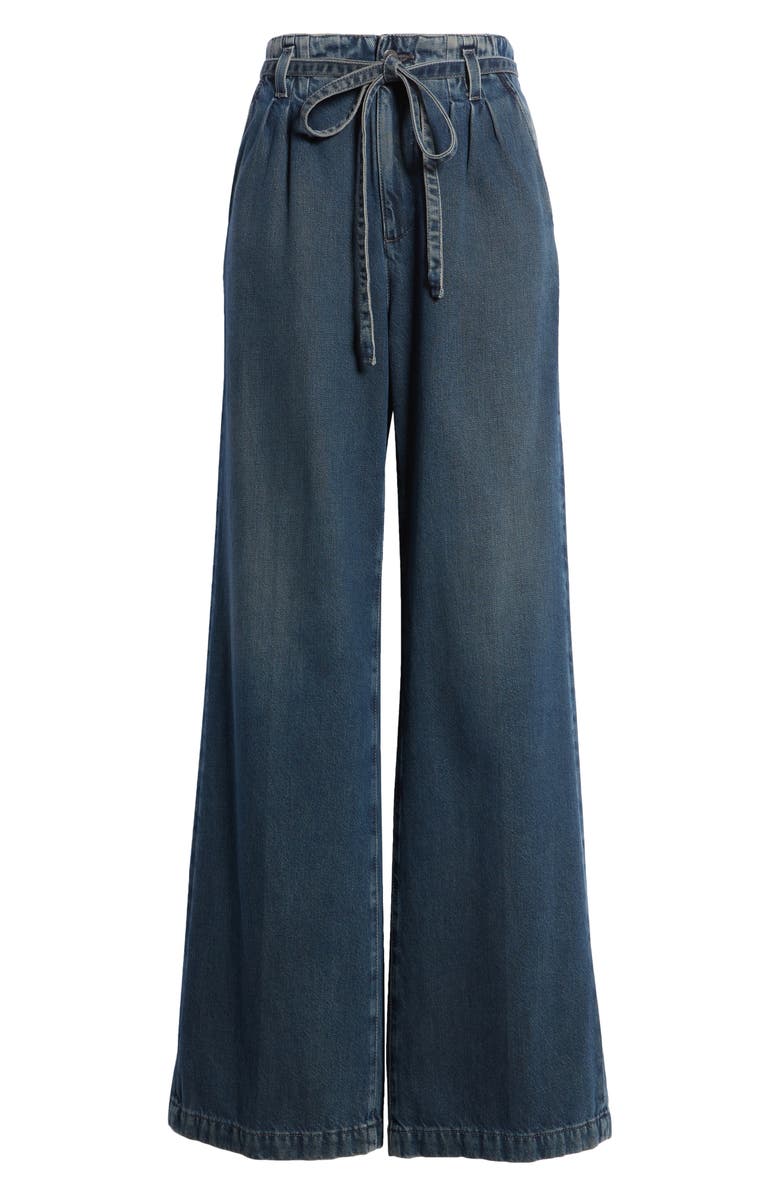 AG Deven High Waist Drawstring Wide Leg Nonstretch Jeans, Alternate, color, King Street