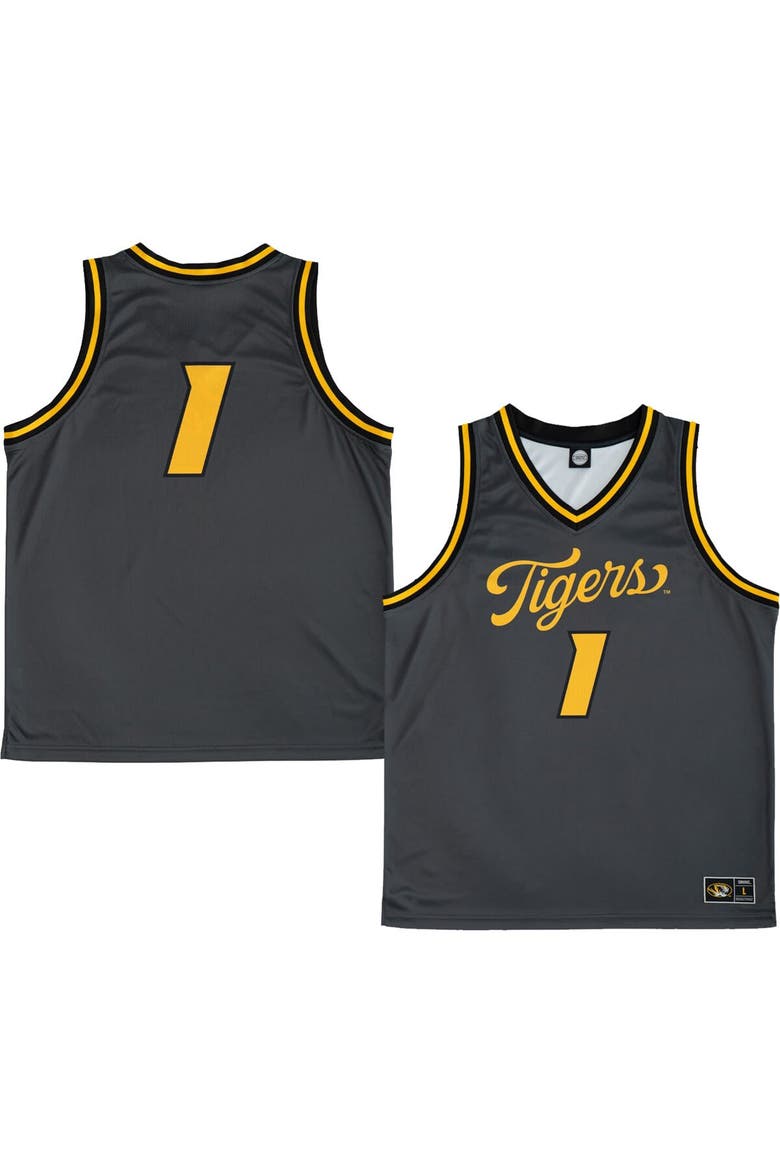 Unisex Anthracite Missouri Tigers Alternate Script Jersey, Main, color, Anthracite