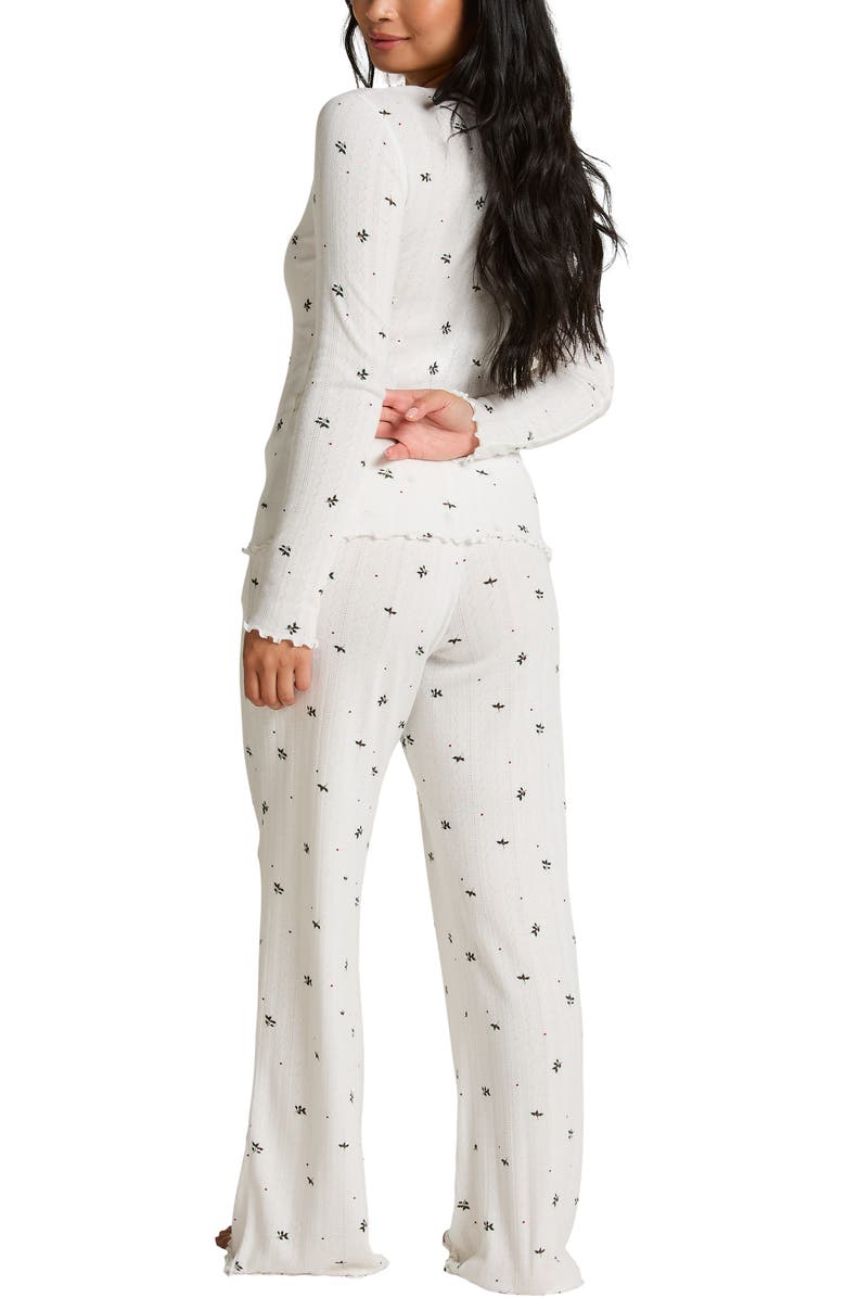 Hunkemöller Pointelle Pyjama Set, Alternate, color, White