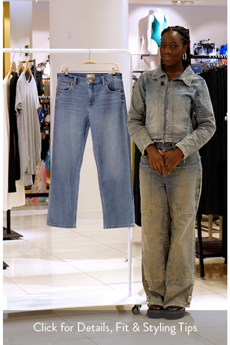 Blair Fab Ab High Waist Ankle Straight Jeans video