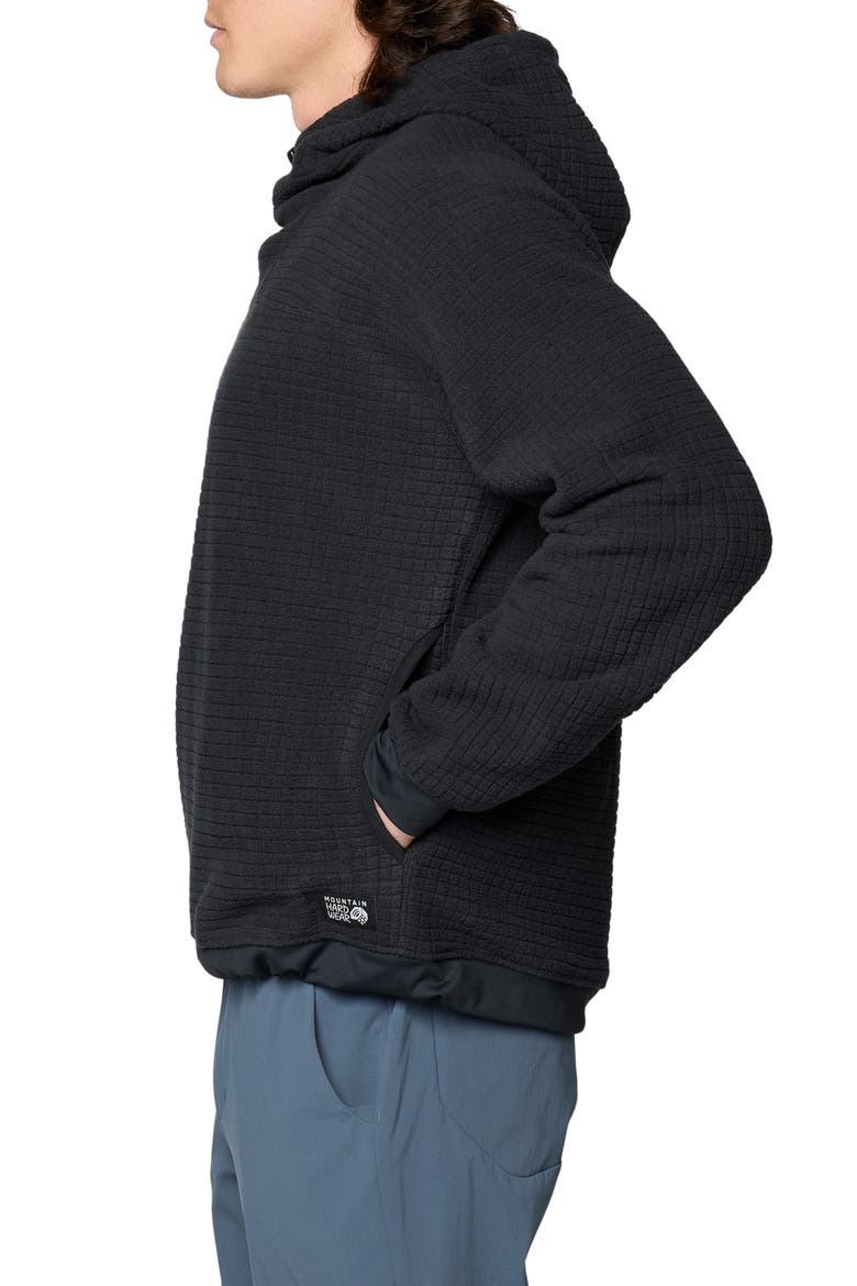 Summit Grid Big Grid Hoodie, Alternate, color, BLACK