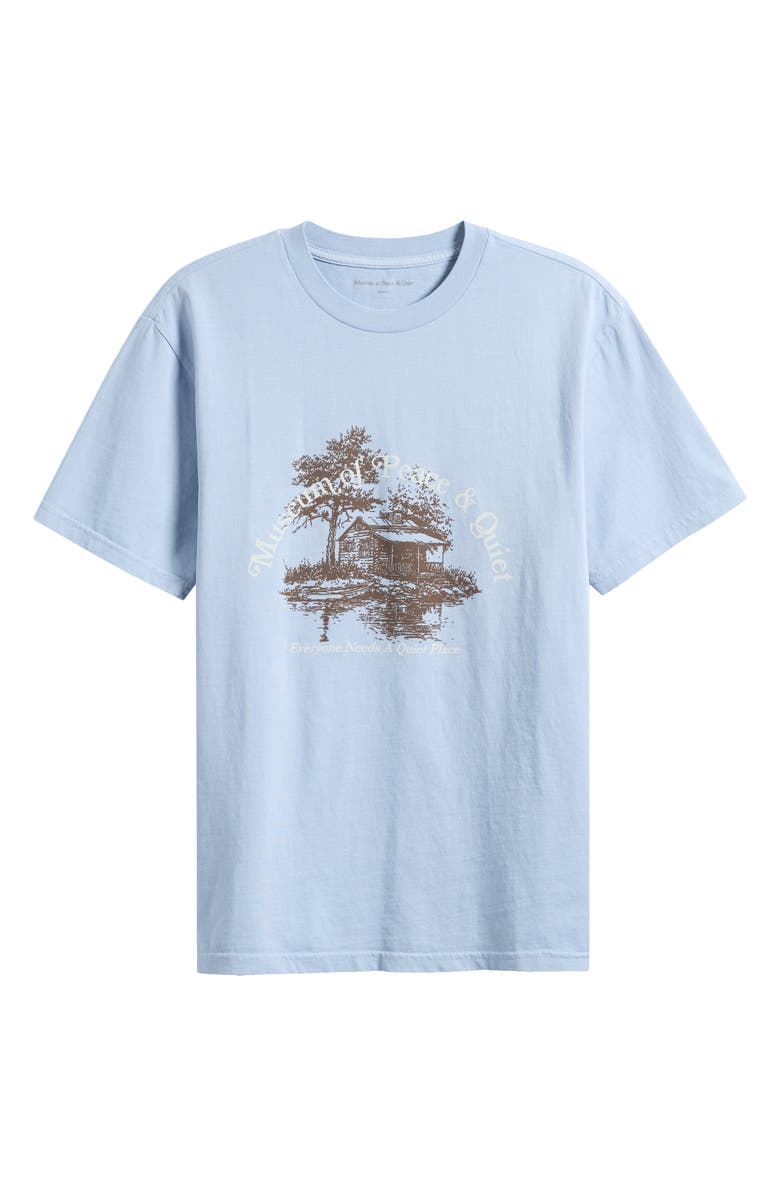 Museum of Peace & Quiet Quiet Place Graphic T-Shirt, Alternate, color, Baby Blue
