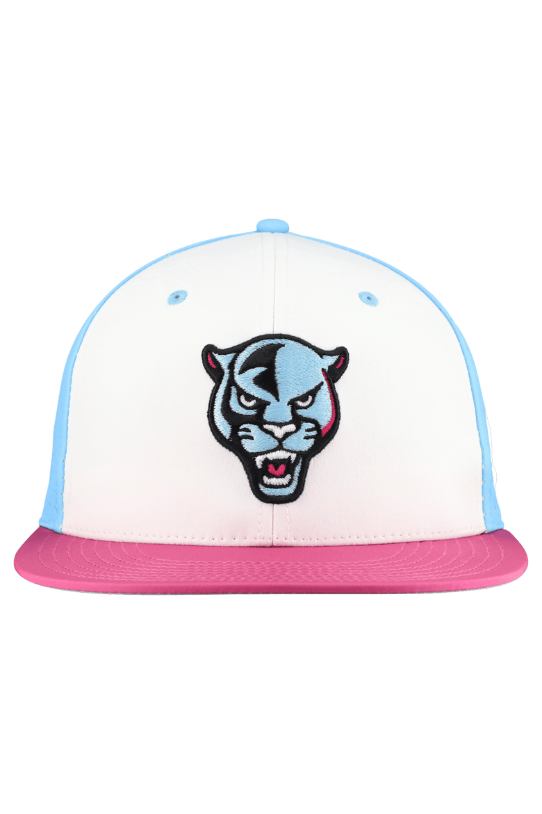 Men's The Game White FIU Panthers Pro Crown Fitted Hat, Alternate, color, White