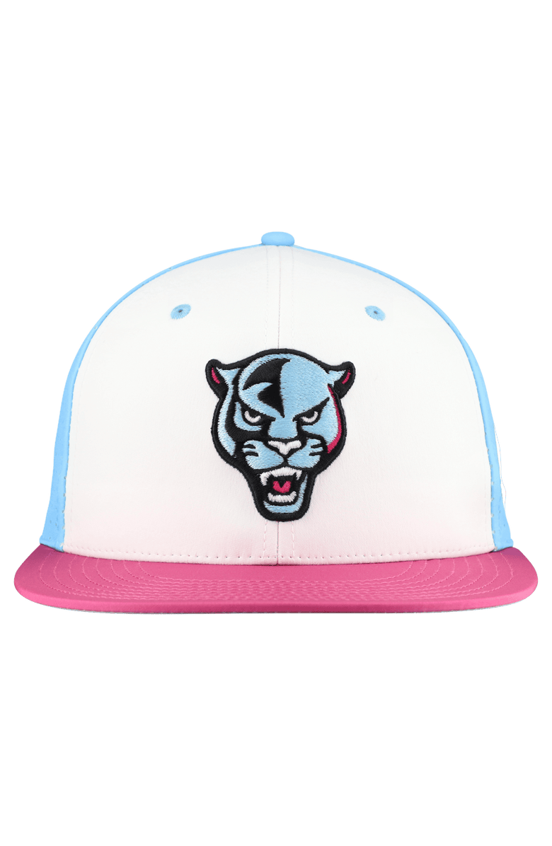 THE GAME Men's The Game White FIU Panthers Pro Crown Fitted Hat, Alternate, color, White