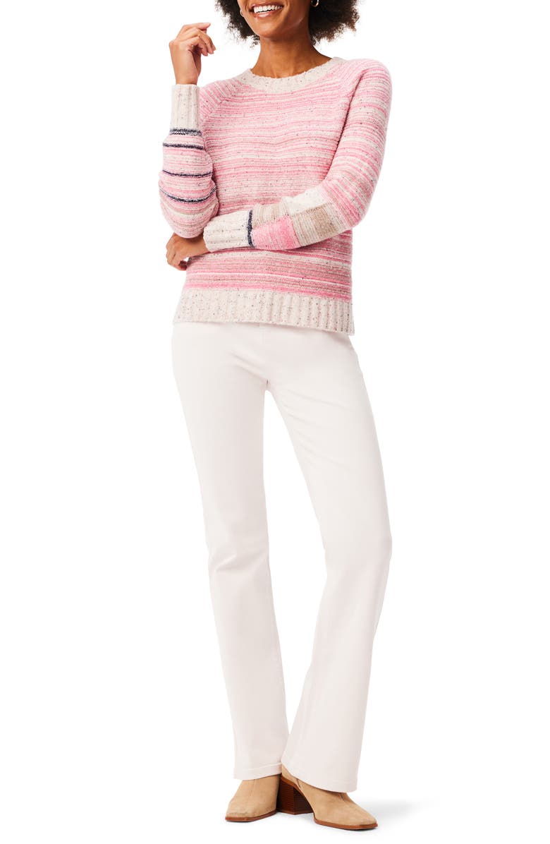 NIC+ZOE Heat Mix Sweater, Alternate, color, Pink Multi