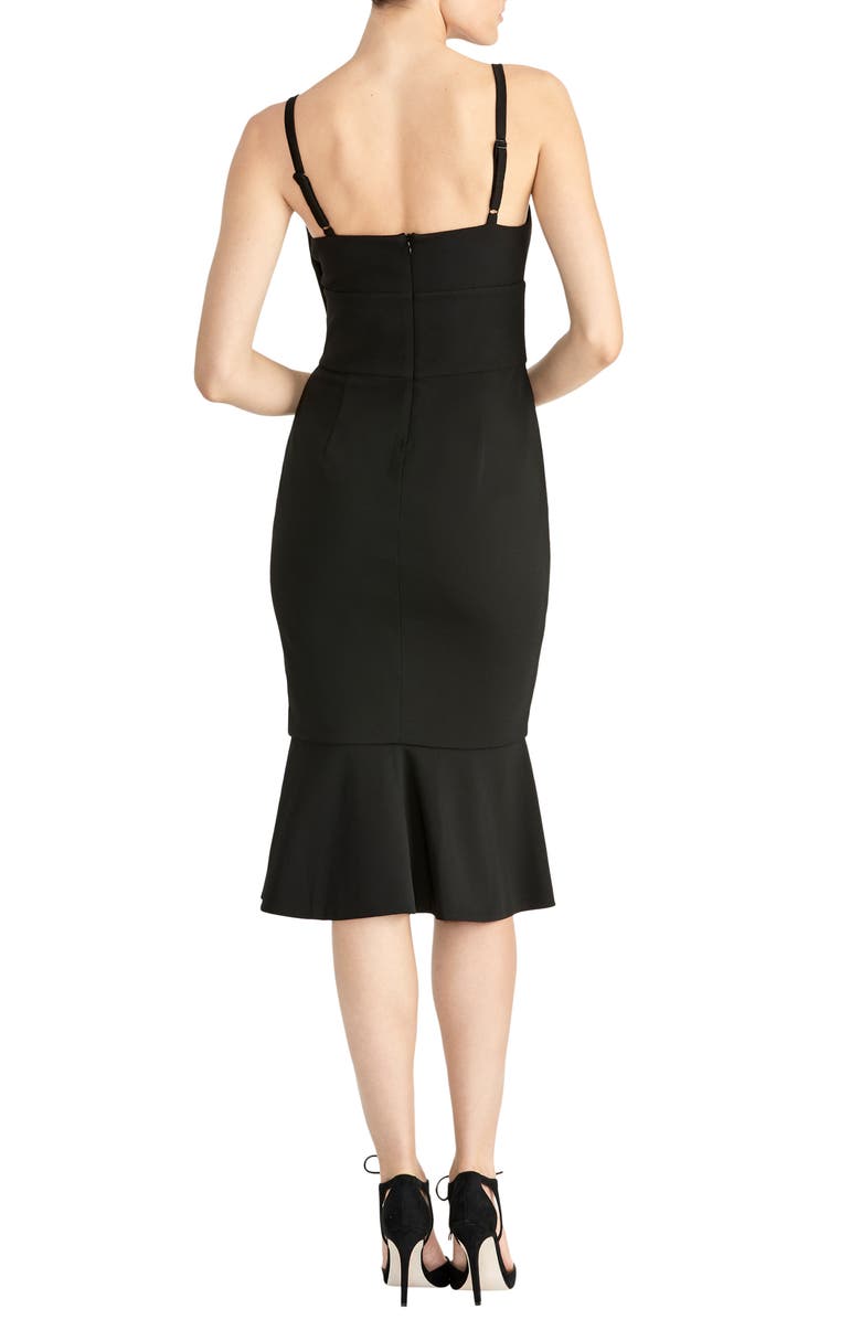 RACHEL Rachel Roy Cutout Bow Bodice Flounce Dress, Alternate, color, 