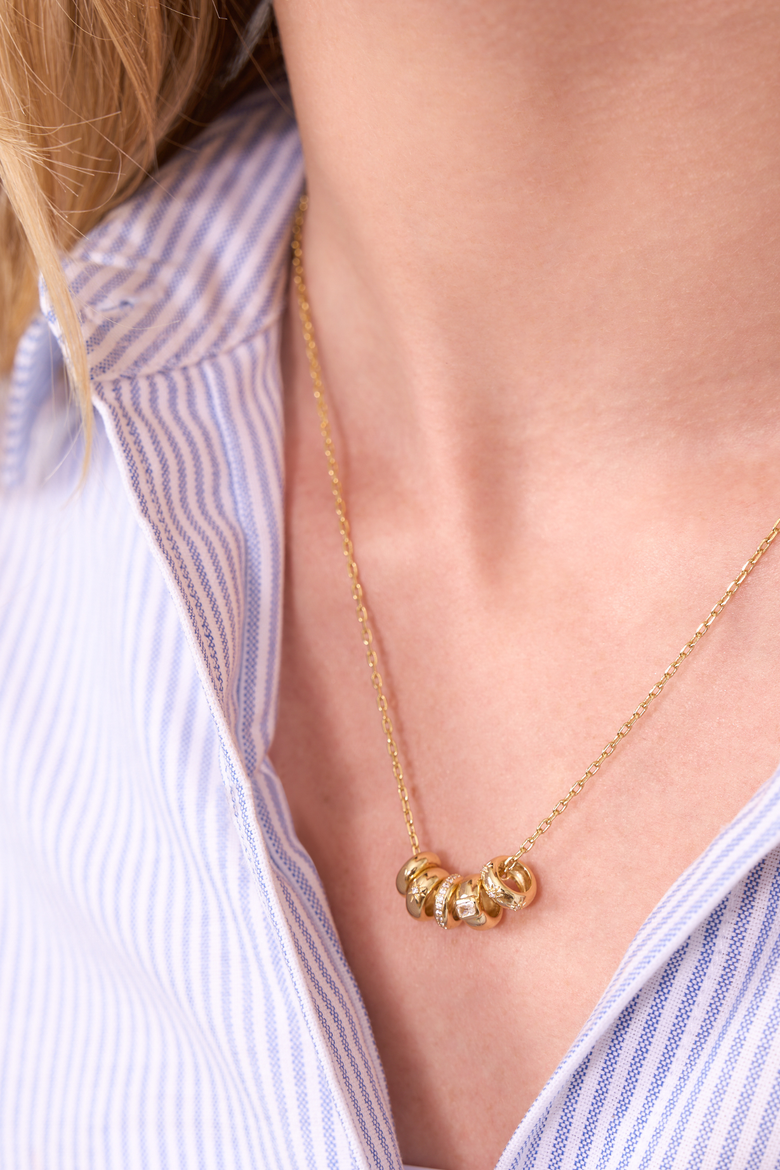 Oak Necklace, Alternate, color, GOLD