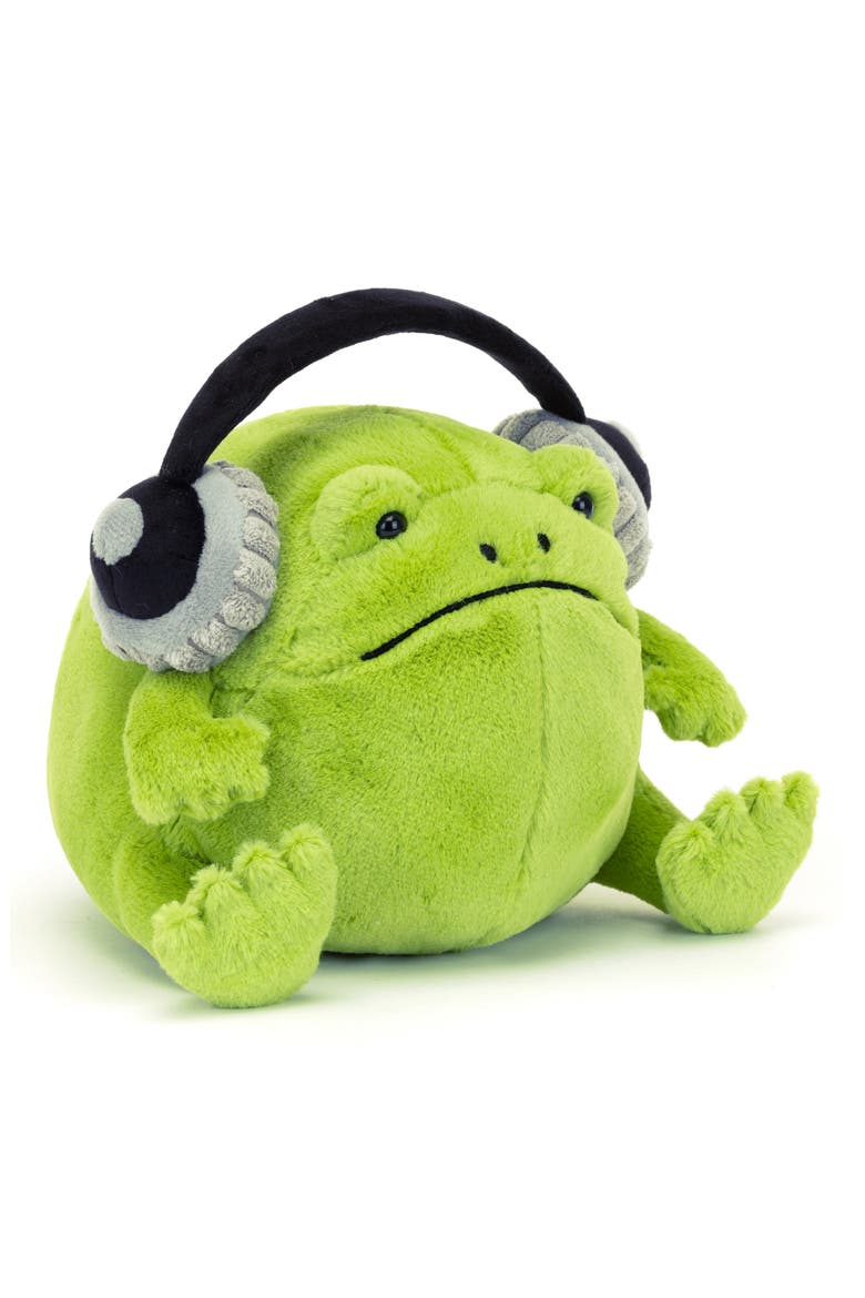 ジェリーキャット　カエル　かえる　蛙　frog ヘッドホン　イヤホン Jellycat Ricky Rain Frog Headphones Stuffed Animal | Nordstrom