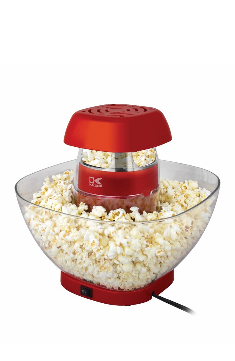 KALORIK Red Volcano Popcorn Maker, Main, color,