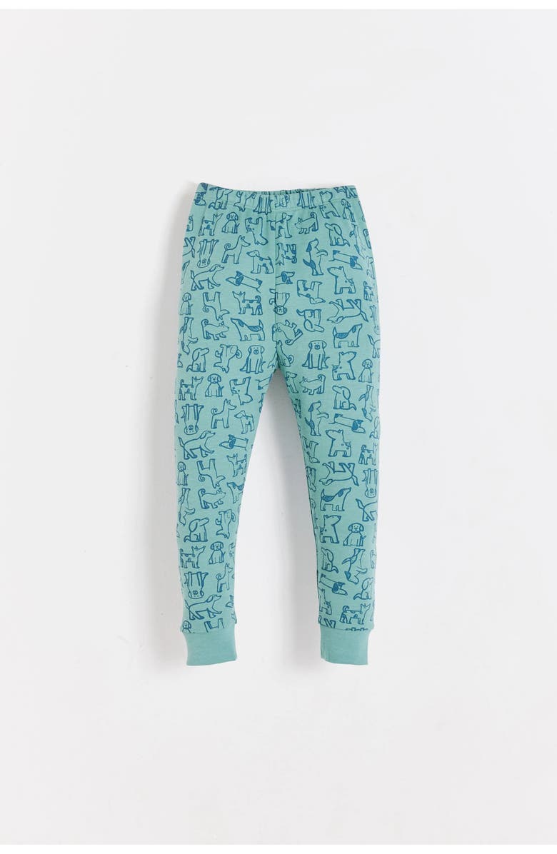 Babycottons Felix Snug Long Pajamas for Infant, Alternate, color, Green