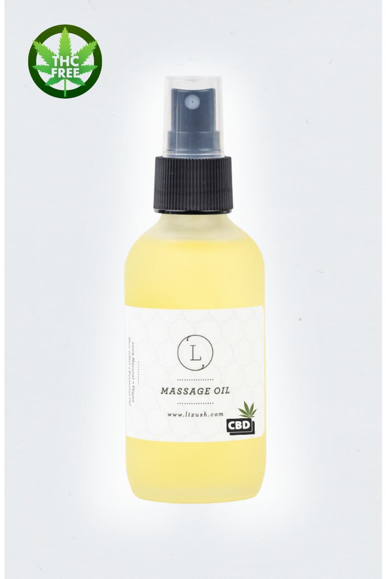 Aromatherapy Eucalyptus CBD Massage Oil, Main, color, None