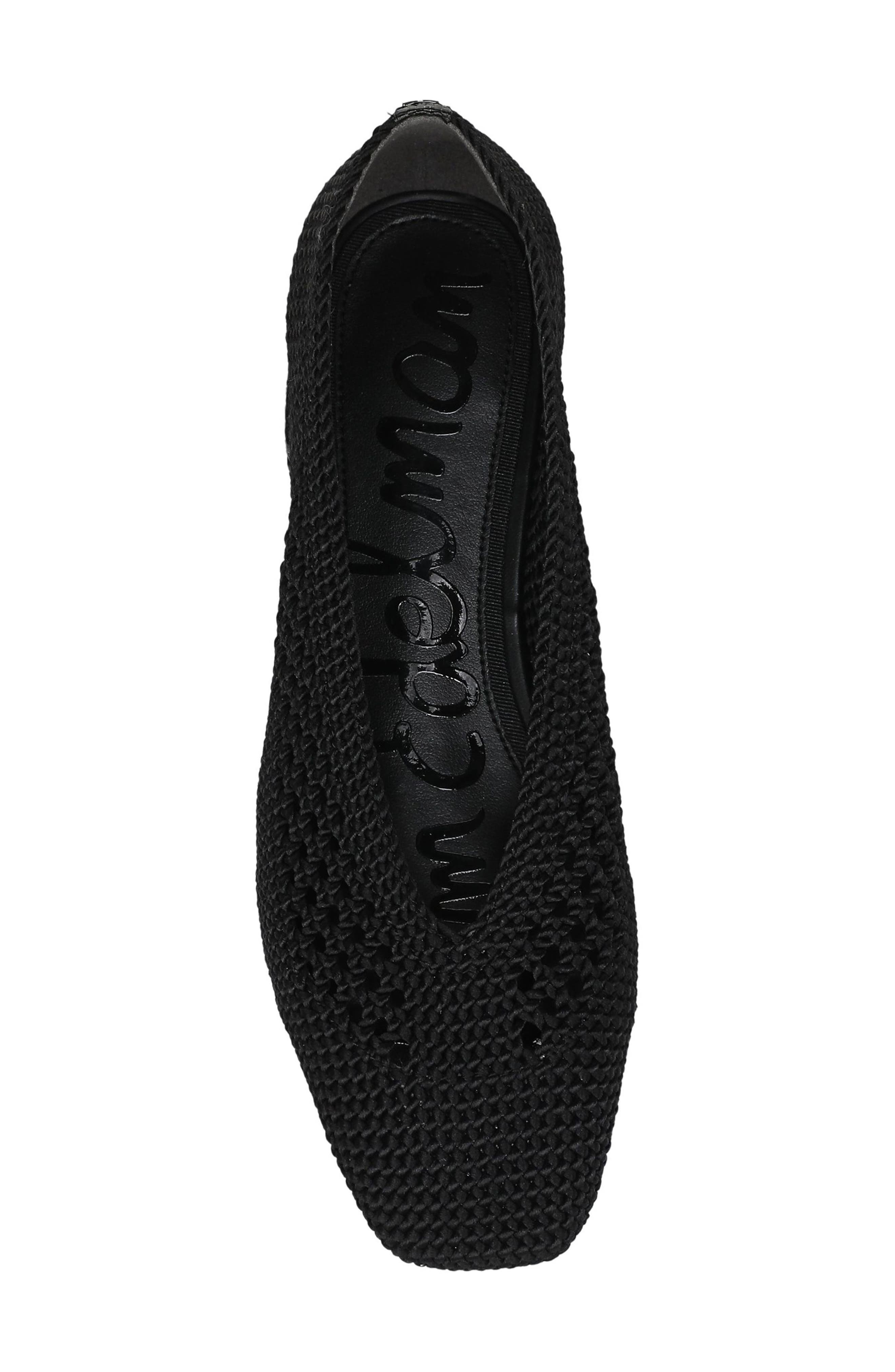 Sam Edelman Kasey Knit Flat, Alternate, color, Black
